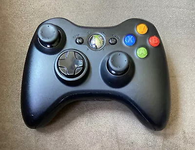 Official Microsoft Xbox 360 Black Wireless Controller! ~ Works Great! Authentic! • $24.99