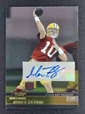 Matt Flynn 2008 Topps Stadium Club Gold Foil /25 RC ROOKIE AUTO PACKERS • $19.99