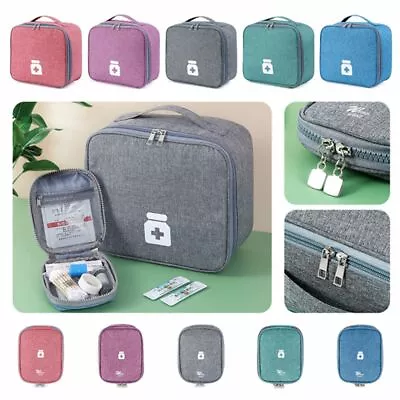 £5.76 • Buy Medicine Storage Bag Emergency Kit Camping Survival Medical Bag Medical Bag