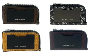 Michael Kors Men's Gifting Long Zip Wallet Mini MK Logo PVC  • $29.94