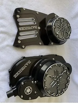 Yamaha Banshee 350 ATV Clutch Cover And Stator Cover Black Anodized Fit All Yrs • $900