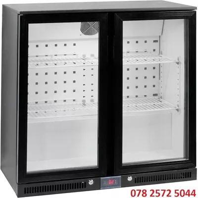 £585 • Buy Double Door Under Counter Bar Display Bottle Fridge  (£450+VAT )