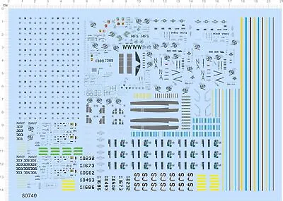 1/144 US Navy USS Ronald Reagan CVN-76 FA-18C VFA-113 STINGERS Model Water Decal • $11.83