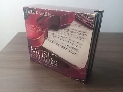 Music An Appreciation 8 CD Box Set - Roger Kamien -Sixth Edition • $19.95