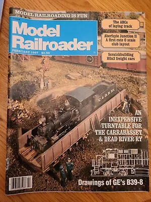 Model Railroader Magazine February 1987 • $4.99
