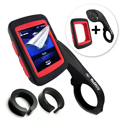 TUFF LUV Double Skin For Garmin Edge 520 / 520 Plus With Mount - Red / Black • $51.09