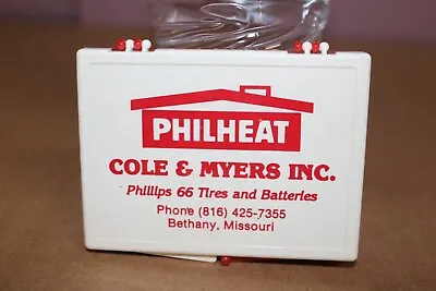 Vintage Phillips 66 Tires & Batteries Gas Station Cole Myers First Aid Kit Sign • $29.95