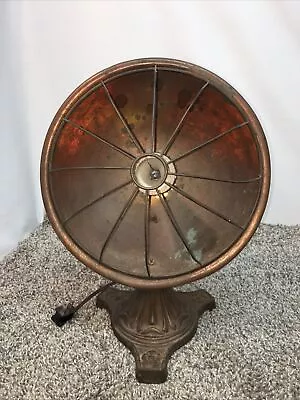 Vintage Antique 1925 Westinghouse Cozy Glow Copper Electric Heater Tested Works • $59.99