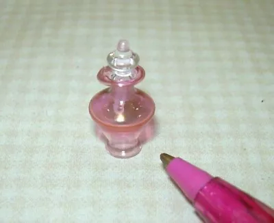 Miniature Philip Grenyer #81 Cranberry Glass PERFUME Bottle:  DOLLHOUSE 1:12 • $9.98