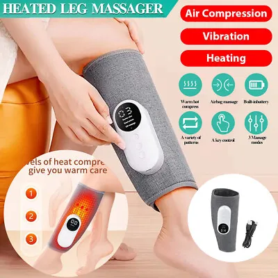 For Circulation Muscles Relax Leg Massagers Heated Air Compression Foot Massage • $73.41