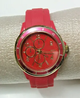£8.03 • Buy Accessories At New Look Ladies Watch Park Pink Soft Strap V.Good Condition