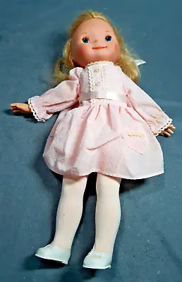 MY FRIEND MANDY DOLL 1978 Fisher Price #210 Clean Pink Flower Softbody Shoes 16” • $24.99