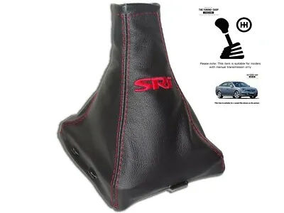 Gear Gaiter For Vauxhall Opel Vectra C 02-08 Leather Red Embroidery • $31.57