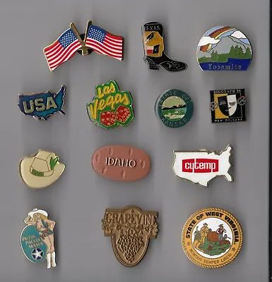 USA United States Of America Pin Badges Country National  • £1.19