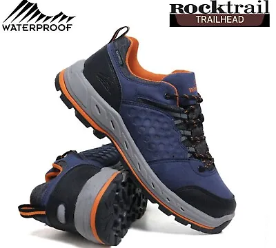 Mens Waterproof Memory Foam Trainers Walking Trail Causal Ankle Boots Shoes Sz • £15.99