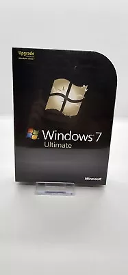 Microsoft Windows 7 Ultimate Upgrade SEALED Factory 32 + 64 Bit Discs NEW • $90.74