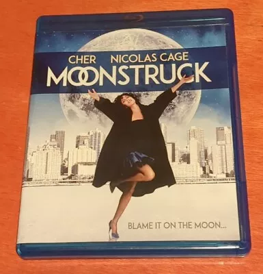 Moonstruck Blu-ray Cher  Nicolas Cage  Vincent Gardenia  Danny Aiello  Jewison • $11