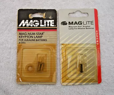 Maglite Krypton Mag-Num Star Bulbs For 4-Cell C & D New OEM LMSA401 • $9.79