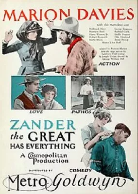 £3.25 • Buy Zander The Great DVD - Marion Davies Dir. George W. Hill Silent Drama 1925 