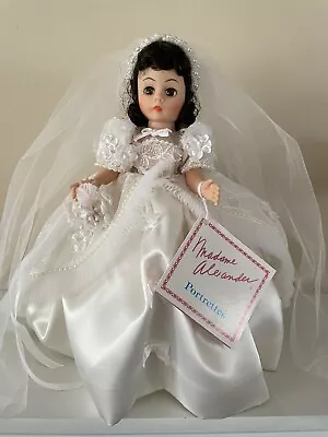 Madame Alexander Portrettes Bride Doll 10  Brown Hair Brown Eyes Excellent Cond. • $36