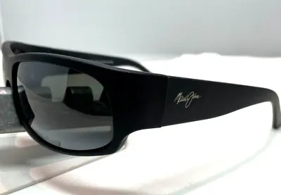 Maui Jim Longboard Mj 222-2m Matte Black With Grey Polarized Sunglasses New 9 • $140