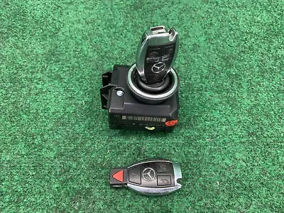 🛑 08-14 Mercedes W204 C300 C350 E550 Ignition Switch Control Module W/ Key OEM • $180