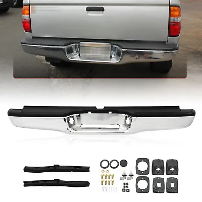 Fit For 1995-2004 Toyota Tacoma Truck Complete Steel Rear Step Bumper Assembly • $107.10