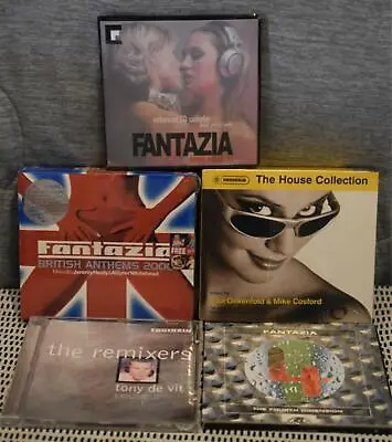 5x Fantazia Lot - British Anthems 2000 House Collection Fourth Dimension Ect. • £22.99