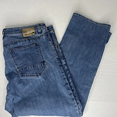 Marmot Men's Relaxed Straight Leg Denim Blue Jeans Size 40x30 • $31.47