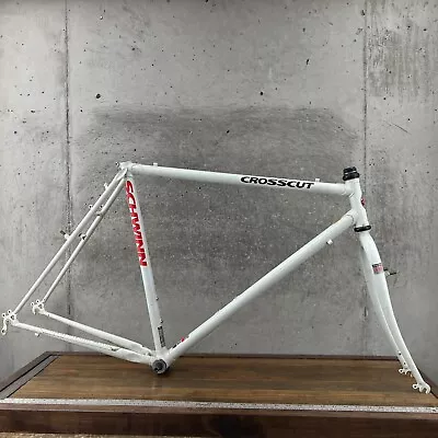 Vintage Schwinn Crosscut Frame Set 22 In Large 700c Lugged CRMO Gravel Tour A2 • $279.99