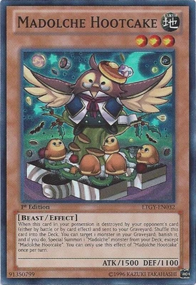 £4.99 • Buy Madolche Hootcake - LTGY-EN032 - Super Rare - Unlimited Edition LP - YuGiOh