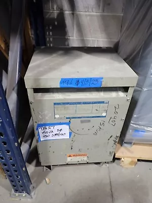 GE 9T23B3871 15 KVA 3 Phase Transformer 480-208y/120v Indoor TTR Tested T827 • $395.10