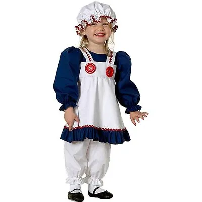 La Mendola Toddler Rag Doll  Costume Size L 3 Pc Halloween  NEW Old Stock USA • $11.99