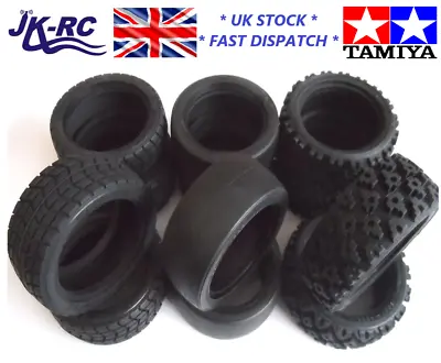 Choice Of New Tamiya Tyres/Tires: Radial / Slick / Rally Block 50419/50454/50476 • £14.99