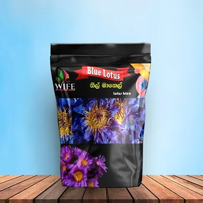 Blue Lotus Organic Dried Flower Ceylon Nymphaea Caerulea Herb Natural Water Lily • $298.65