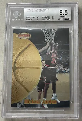 1997-98 Bowman's Best Michael Jordan #60 Bgs 8.5  • $50.23