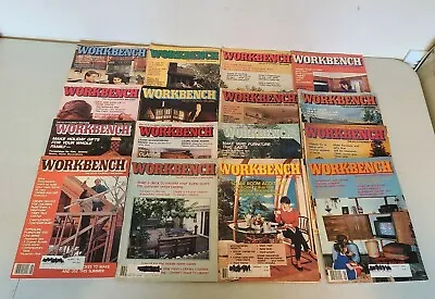 Lot 16 Workbench Vintage 1980's Magazines Back Issues Wood Working Home Remodel • $48.88