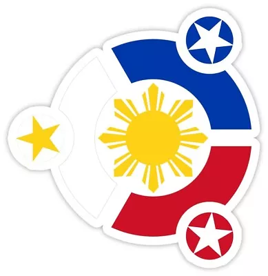 Ubuntu Philippines Sticker Decal 4  X 4  • $3