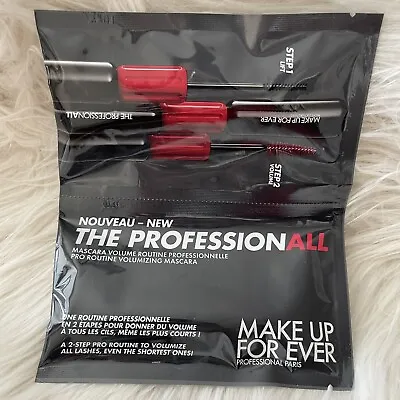 Make Up For Ever The Professional 2-Step Mascara Lift & Volume Sample New In Bag • $9