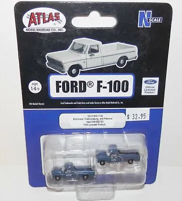 Atlas N Scale RF&P 1973 Ford F-100 Pickup Trucks (2pcs) #60 000 121 NIP • $32.95