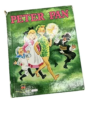 PETER PAN Vintage Wonder Books 1952 Hardcover By Marcia Martin • $6.74