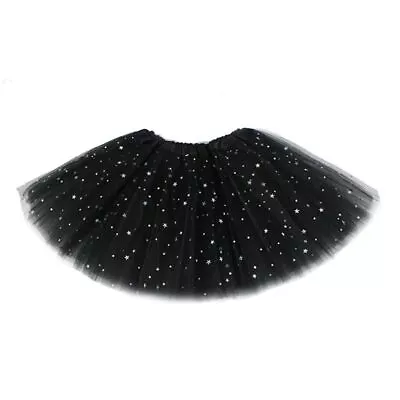 Girls Glitter Tutu Skirt Dance Party Hen Ballet Tulle Tutu Skirt 2-8 Years • $13.01