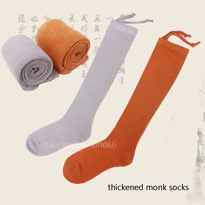 Buddhist Shaolin Monk  Kung Fu Tai Chi Wing Chun Knitted Cotton Thickened Socks • $14.25