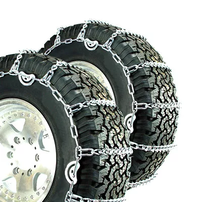 Titan V-Bar Tire Chains CAM Type Ice Or Snow Covered Roads 5.5mm 8-19.5 • $205.99