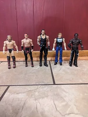 Mattel 2011 WWE 5 Figure Lot Undertaker Dean Ambrose R Truth Konnor Daniel Bryan • $34.99