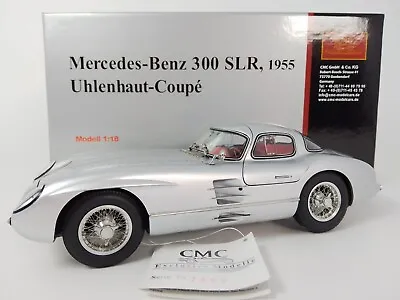 CMC M-076 Mercedes Benz 300 SLR Silver 1955 1/18 • $595.67