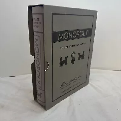 Monopoly Vintage Bookshelf Edition Deluxe Collectible Board Game New Open Box • $34.99