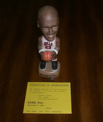 1994 Bulls Michael Jordan Sam Bobbing Head Doll Bobblehead   • $225
