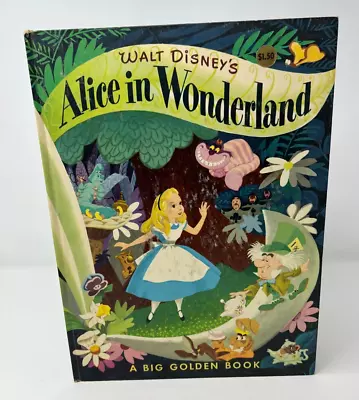 Vintage Walt Disney's 1978 Alice In Wonderland A Big Golden Book • $9.99