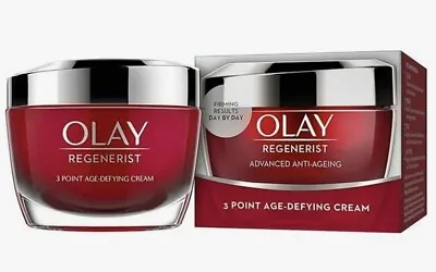 Olay Regenerist 3 Point Anti-Ageing Day Cream - 50ml - Renew Skins Natural Glow • £23.99